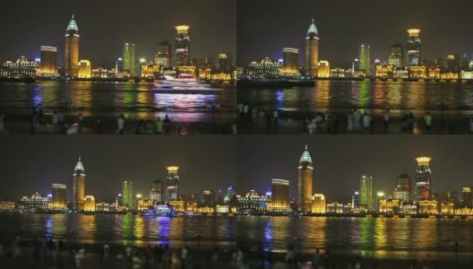 上海市时光流逝外滩地区高清在线视频素材下载