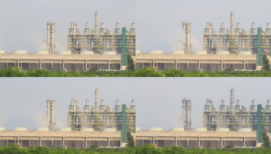 炼油厂石油、间隔拍摄高清在线视频素材下载