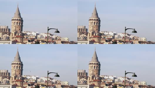 伊斯坦布尔景观与加拉塔高清在线视频素材下载