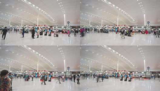 时光流逝——中国江苏南京禄口国际机场高清在线视频素材下载