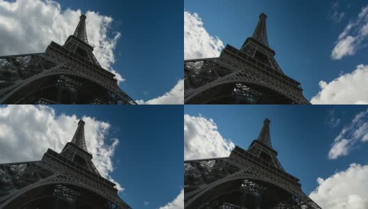 埃菲尔铁塔,巴黎高清在线视频素材下载