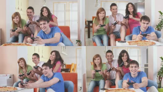 高清多莉:朋友玩电子游戏高清在线视频素材下载