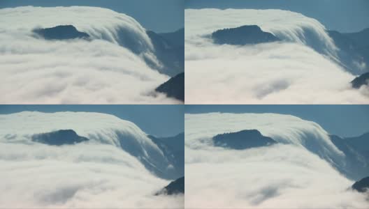 云的瀑布高清在线视频素材下载