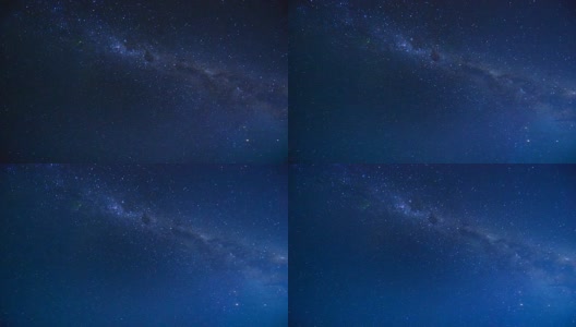 新西兰库克山国家公园雪峰上的银河高清在线视频素材下载