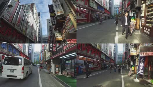 人们在新宿区的旅行高清在线视频素材下载