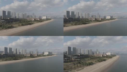 城市的海岸线高清在线视频素材下载