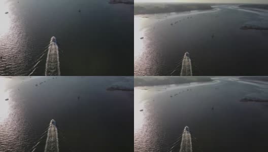 英国萨福克郡平米尔附近的奥威尔河的4k无人机镜头高清在线视频素材下载