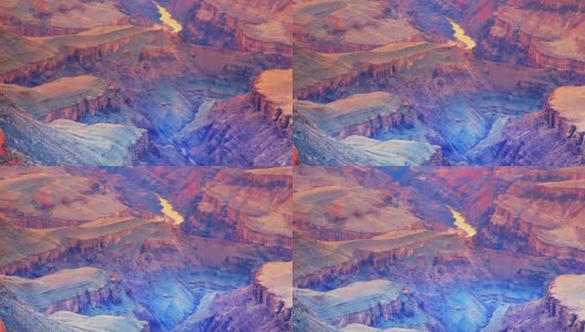 大峡谷国家公园南缘，深渊观景台高清在线视频素材下载