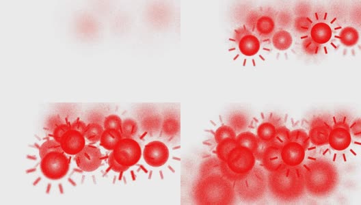 太阳:红色(过渡)高清在线视频素材下载