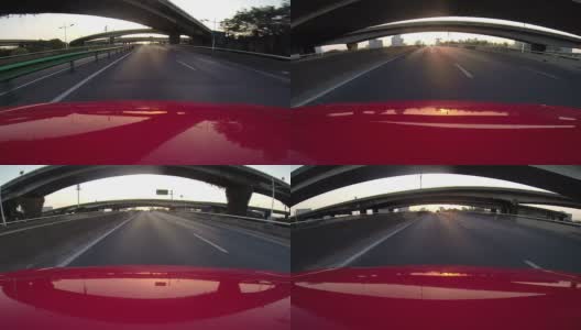 高速行驶的汽车高清在线视频素材下载
