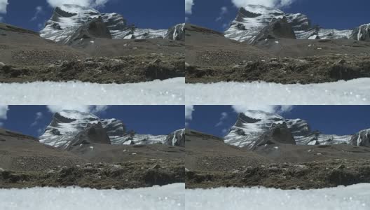 冰川融化、西藏高清在线视频素材下载