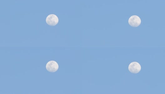 月亮在天空。高清在线视频素材下载