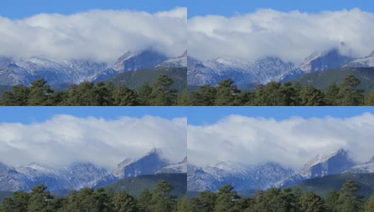 科罗拉多州的落基山脉高清在线视频素材下载