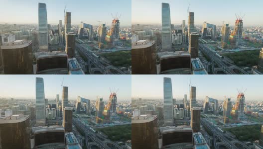 时光流逝——北京城市天际线与CBD(潘立鹏)高清在线视频素材下载
