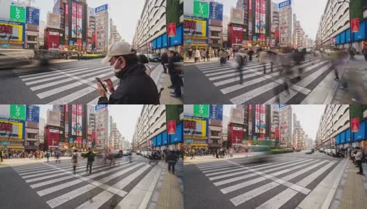 日本东京池袋区，4k时光流逝高清在线视频素材下载