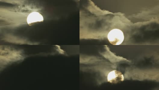 新加坡的日落-移动的云高清在线视频素材下载