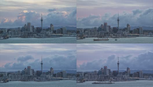 时间流逝:新西兰奥克兰高清在线视频素材下载