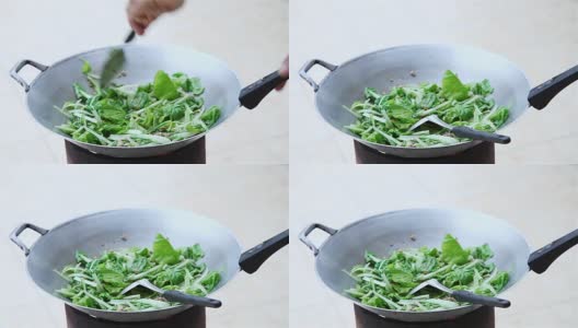 蔬菜stire-fried高清在线视频素材下载