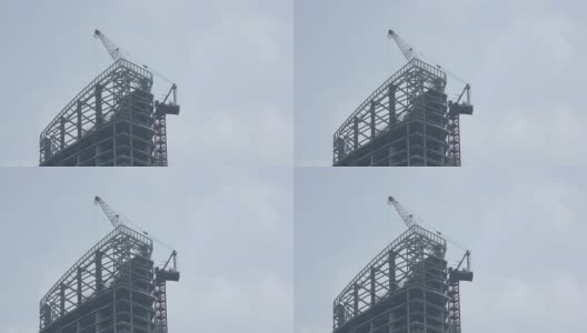 广州东塔封顶仪式高清在线视频素材下载