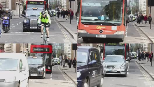 伦敦交通高清在线视频素材下载
