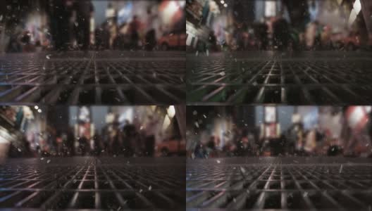 雪时代广场高清在线视频素材下载