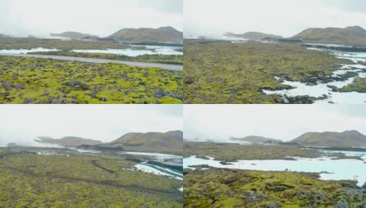 美丽的蓝色泻湖位于冰岛高清在线视频素材下载