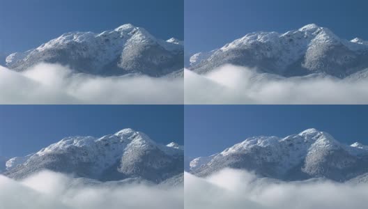 HD:白雪覆盖的山高清在线视频素材下载