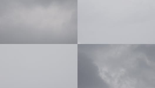 灰色云层高速移动和不规则运动的镜头高清在线视频素材下载