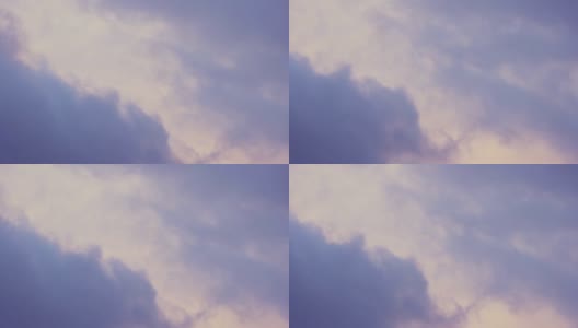 紫色的云背景高清在线视频素材下载