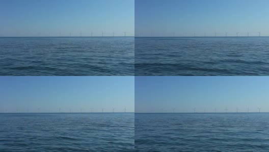 海上风力涡轮机高清在线视频素材下载