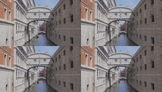 意大利威尼斯的叹息桥高清在线视频素材下载