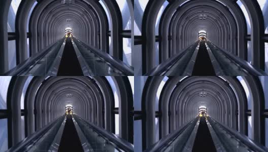 大阪美丽的自动扶梯高清在线视频素材下载