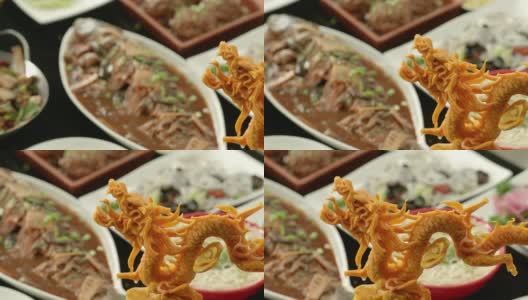食品雕刻,中国龙高清在线视频素材下载