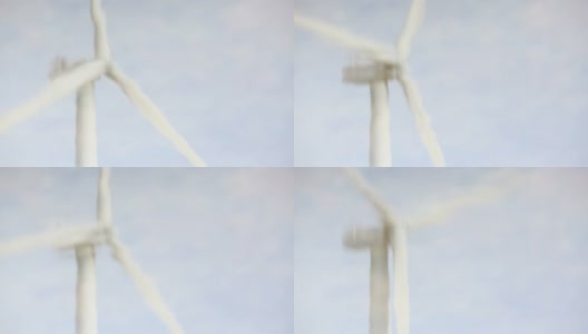 风力涡轮机反射高清在线视频素材下载