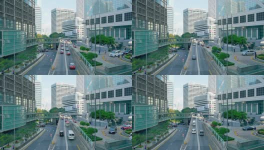 深圳市中心交通繁忙高清在线视频素材下载