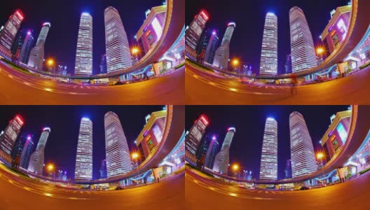 上海浦东卢吉兹广场。高清在线视频素材下载