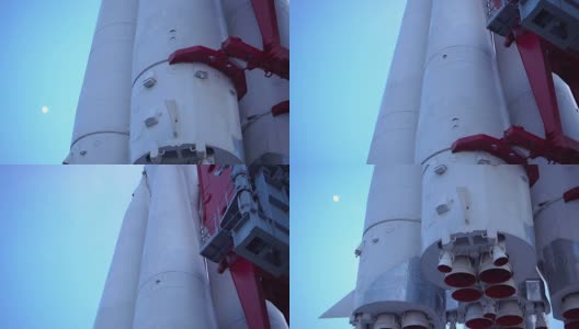 太空火箭准备发射高清在线视频素材下载