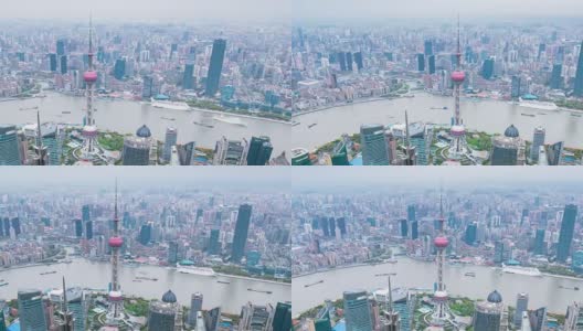 时间Lapse-Shanghai天际线高清在线视频素材下载