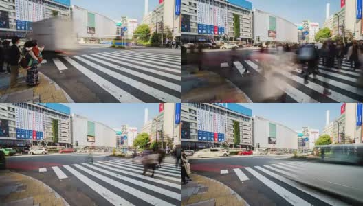 日本东京池袋区，4k时光流逝高清在线视频素材下载