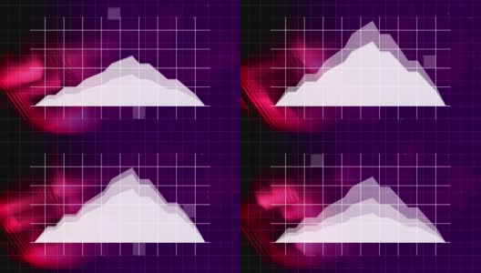股票价格与灯光效应高清在线视频素材下载