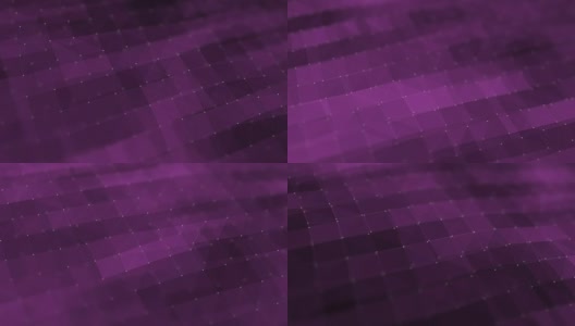 抽象线条和网点技术背景为紫色高清在线视频素材下载