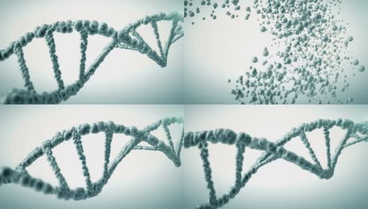 DNA是由分子构成的高清在线视频素材下载
