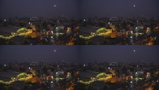 曼谷夜景高清在线视频素材下载