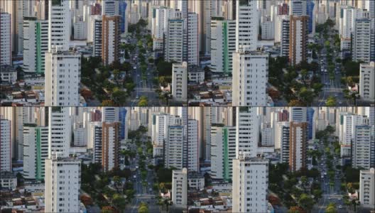 Boa Viagem住宅区全景高清在线视频素材下载