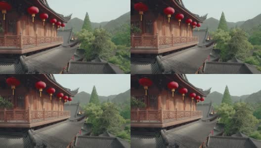 灵隐寺，中国杭州。高清在线视频素材下载