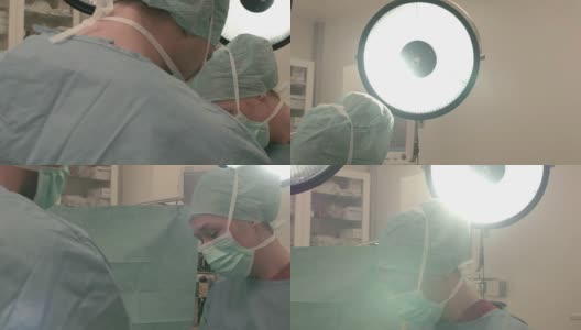 手术室里的外科医生高清在线视频素材下载