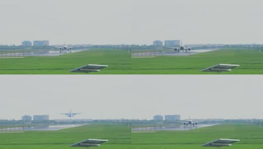 喷气式飞机起飞高清在线视频素材下载
