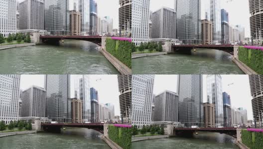 芝加哥州立街大桥高清在线视频素材下载
