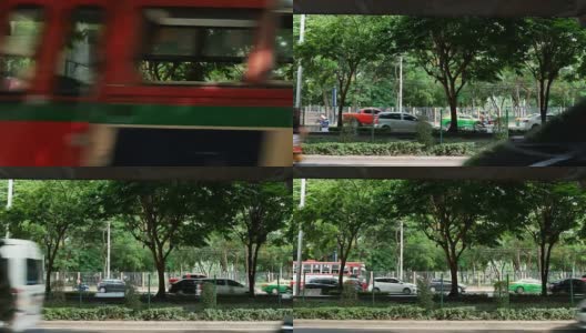 4K视频:交通高峰时段，泰国曼谷高清在线视频素材下载