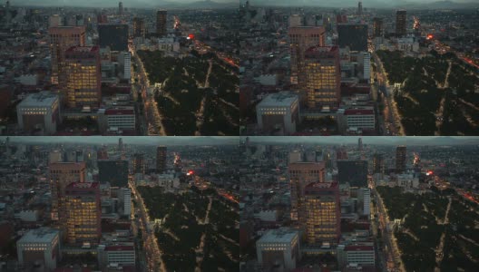 墨西哥城的黄昏高清在线视频素材下载